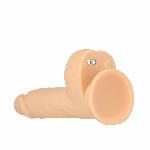 Фалоімітатор-пульсатор Naked Addiction 6.5″ Thrusting Dong With Remote, рухи вперед-назад, пульт ДК - мініатюра 5