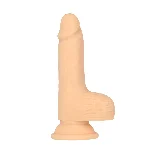 Фалоімітатор-пульсатор Naked Addiction 6.5″ Thrusting Dong With Remote, рухи вперед-назад, пульт ДК - мініатюра 1