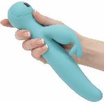 Вібратор-кролик Touch by SWAN - Trio Teal, сенсорне керування, ротація, діаметр 3,8 см - мініатюра 5