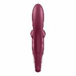 Вібратор-кролик Satisfyer Touch Me Red, подвійний відросток, 3 потужні мотори - мініатюра 3