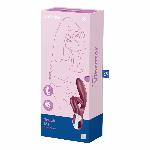 Вібратор-кролик Satisfyer Touch Me Red, подвійний відросток, 3 потужні мотори - мініатюра 7