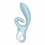 Вібратор-кролик Satisfyer Touch Me Blue, подвійний відросток, 3 потужні мотори - мініатюра 2