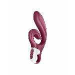 Вібратор-кролик Satisfyer Love Me Red, гнучкий, відросток з потрійним кінчиком - мініатюра 2