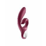 Вібратор-кролик Satisfyer Love Me Red, гнучкий, відросток з потрійним кінчиком - мініатюра 6