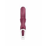 Вібратор-кролик Satisfyer Love Me Red, гнучкий, відросток з потрійним кінчиком - мініатюра 4