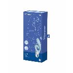 Вібратор-кролик Satisfyer Love Me Blue, гнучкий, відросток з потрійним кінчиком - мініатюра 7
