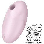 Вакуумний стимулятор з вібрацією Satisfyer Vulva Lover 3 Pink - мініатюра 1