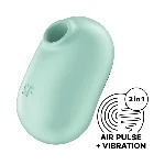 Вакуумний стимулятор із вібрацією Satisfyer Pro To Go 2 Mint - мініатюра 1