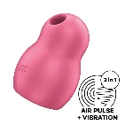 Вакуумний стимулятор з вібрацією Satisfyer Pro To Go 1 Red - мініатюра 1