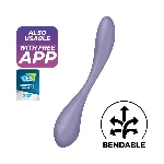 Універсальний смарт-вібратор Satisfyer G-Spot Flex 5+ Lilac - мініатюра 1