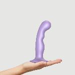 Насадка для страпона Strap-On-Me Dildo Plug P&G Lilas Metallic M - мініатюра 3