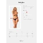 Сітчасті трусики під омбре Obsessive Bella Rou panties M/L - мініатюра 7