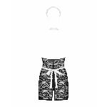 Еротичний костюм покоївки Obsessive Servgirl costume S/M, халат, стрінги, фартух, обруч - мініатюра 4