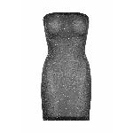 Сукня-бандо зі стразами Leg Avenue Lurex rhinestone tube dress, з люрексом, one size - мініатюра 4