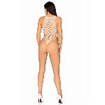 Боді-сітка Leg Avenue Net snap crotch tank bodysuit White, One Size - мініатюра 6