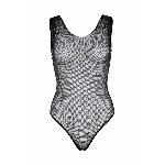 Leg Avenue Rhinestone fishnet bodysuit OS Black - мініатюра 5