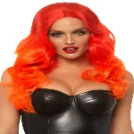 Руда перука омбре Leg Avenue Ombre long wavy wig, довга, локони, 61 см - мініатюра 1