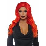 Руда перука омбре Leg Avenue Ombre long wavy wig, довга, локони, 61 см - мініатюра 3