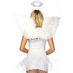 Набір аксесуарів «Ангел» Leg Avenue Angel Accessory Kit, крильця з пір’я, німб - мініатюра 2
