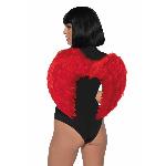 Крила дияволиці Leg Avenue devil wings Red, справжнє пір’я - мініатюра 3