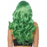 Хвиляста перука Leg Avenue Misfit Long Wavy Wig Green, довга, реалістичний вигляд, 61 см - мініатюра 2