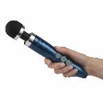 Вібромасажер DOXY Die Cast 3R - Blue Flame, дуже потужний, перезаряджуваний, металевий корпус - мініатюра 3