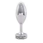 Металева анальна пробка DOXY Butt Plug SMOOTH, гладенька, діаметр 3,3 см - мініатюра 1