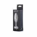 Металева анальна пробка DOXY Butt Plug RIBBED, ребриста, діаметр 3,3 см - мініатюра 5