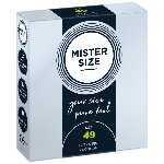 Презервативи Mister Size - pure feel - 49 (3 condoms), товщина 0,05 мм - мініатюра 1
