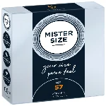 Презервативи Mister Size - pure feel - 57 (3 condoms), товщина 0,05 мм - мініатюра 1