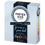 Набір презервативів Mister Size - pure feel - 53–57–60 (3 condoms), 3 розміри, товщина 0,05 мм - мініатюра 2