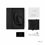 Смарт-вібратор LELO Ida Wave Black, вагінально-кліторальний, технологія WaveMotion, 2 мотори - мініатюра 6