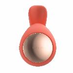Смарт-вібратор LELO Ida Wave Coral Red, вагінально-кліторальний, технологія WaveMotion, 2 мотори - мініатюра 3