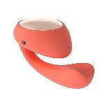 Смарт-вібратор LELO Ida Wave Coral Red, вагінально-кліторальний, технологія WaveMotion, 2 мотори - мініатюра 4