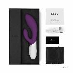 Вібратор-кролик LELO Ina Wave 2 Plum, манливий рух стовбура + вібрації - мініатюра 2