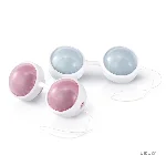 Набір вагінальних кульок LELO Beads, діаметр 3,5 см, змінне навантаження, 2х28 та 2х37 г - мініатюра 1