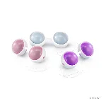 Набір вагінальних кульок LELO Beads Plus, діаметр 3,5 см, змінне навантаження 2х28, 2х37 та 2х60 г - мініатюра 1
