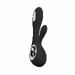 Вібратор-кролик LELO Soraya Wave Black, манливі рухи стовбура - мініатюра 4