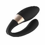 Вібратор для пар LELO Tiani Duo Black, 2 мотори, пульт ДК - мініатюра 2