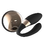 Вібратор для пар LELO Tiani Duo Black, 2 мотори, пульт ДК - мініатюра 1