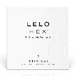 Презервативи LELO HEX Condoms Original 3 Pack, тонкі та суперміцні - мініатюра 1