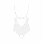Еротичне напівпрозоре боді Obsessive Heavenlly crotchless teddy XS/S, з доступом - мініатюра 4