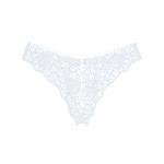 Напівпрозорі трусики Obsessive Heavenlly panties XL/2XL, відкриті сідниці - мініатюра 6