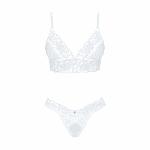 Еротичний комплект Obsessive Heavenlly 2-pcs set XS/S, бюстгальтер і танга - мініатюра 3