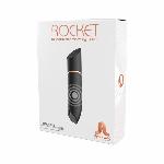 Віброкуля у вигляді помади Adrien Lastic Rocket Black - мініатюра 4