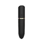 Віброкуля у вигляді помади Adrien Lastic Rocket Black - мініатюра 1