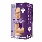 Фалоімітатор з вібрацією SilexD Norman Vibro Flesh (Model 1 size 8,5") + LRS, діаметр 5 см - мініатюра 4