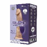 Фалоімітатор з вібрацією SilexD Henry Vibro Flesh (MODEL 2 size 7in) + LRS, діаметр 4,4 см - мініатюра 3