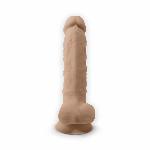Фалоімітатор з вібрацією SilexD Vetus Vibro Flesh (MODEL 1 size 8in) + LRS, двошаровий, діам. 4,2 см - мініатюра 3