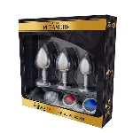 Набір металевих анальних пробок Alive Metal Plug Kit, діаметр 3,2 см / 3,5 см / 4,1 см - мініатюра 1
